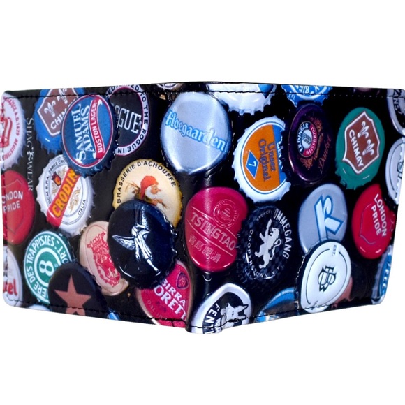 Shagwear Bottle Caps Men’s Wallet - Picture 1 of 5